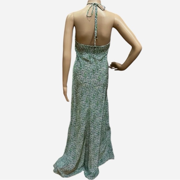 WEEKEND SALE‼️🎈‼️MICHAEL Michael Kors  MAXI HALTER DRESS SIZE 6 - Picture 3 of 8